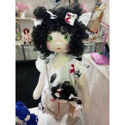 BONECA CABELO PRETRO
