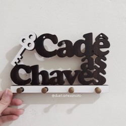 Porta-Chaves "Cadê as Chaves"