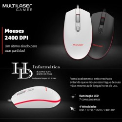 Mouse Gamer Multilaser MO298