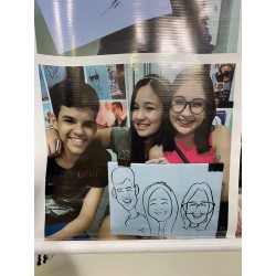 CARICATURA TRIO